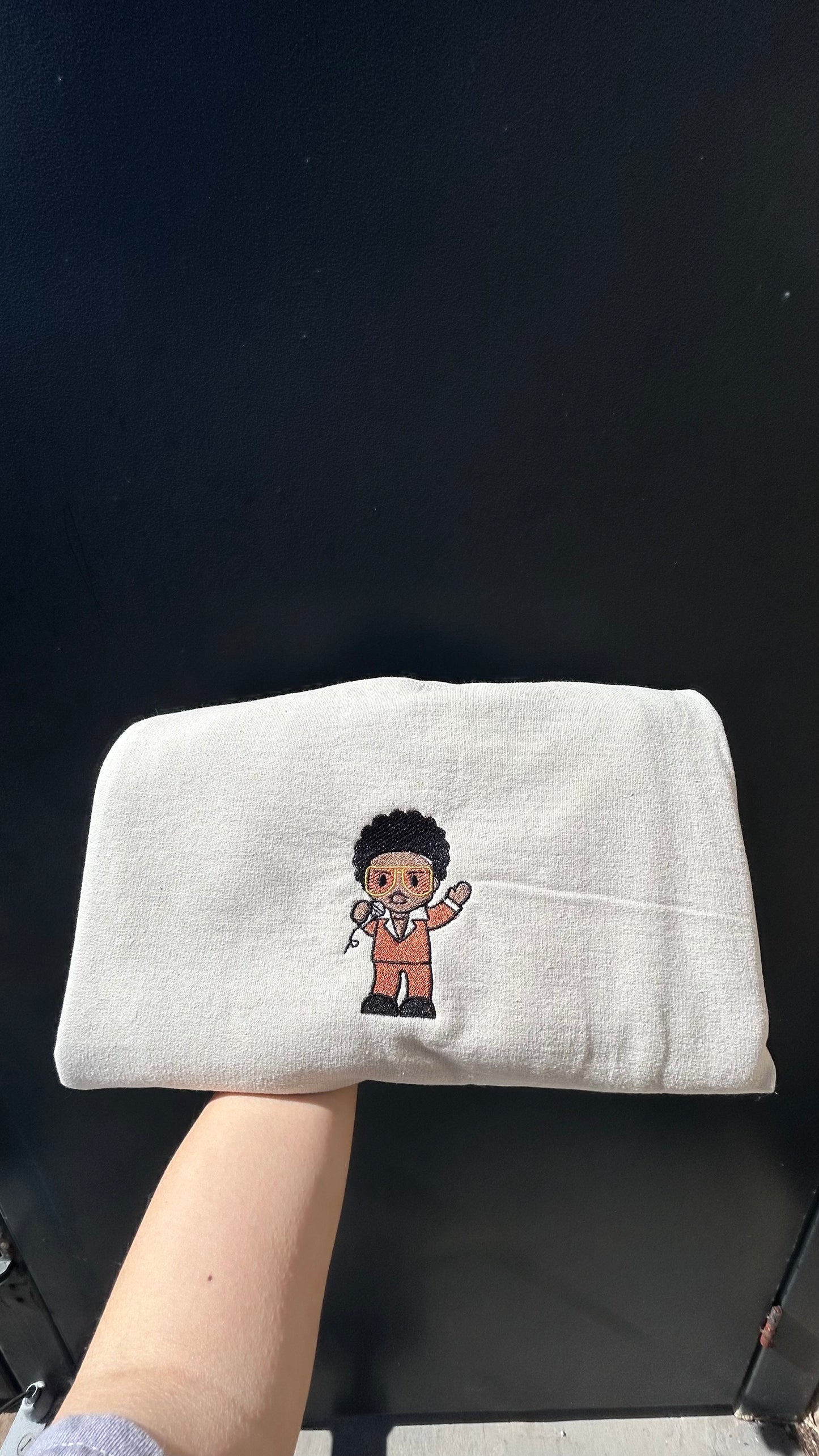 Bruno Mars Embroidered Sweatshirt
