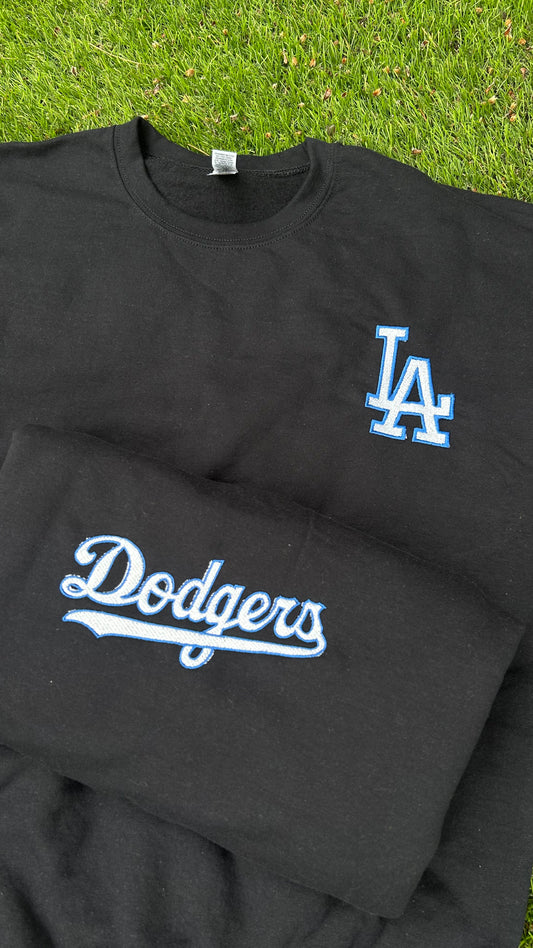 LA Dodgers Baseball Embroidered Sweatshirt