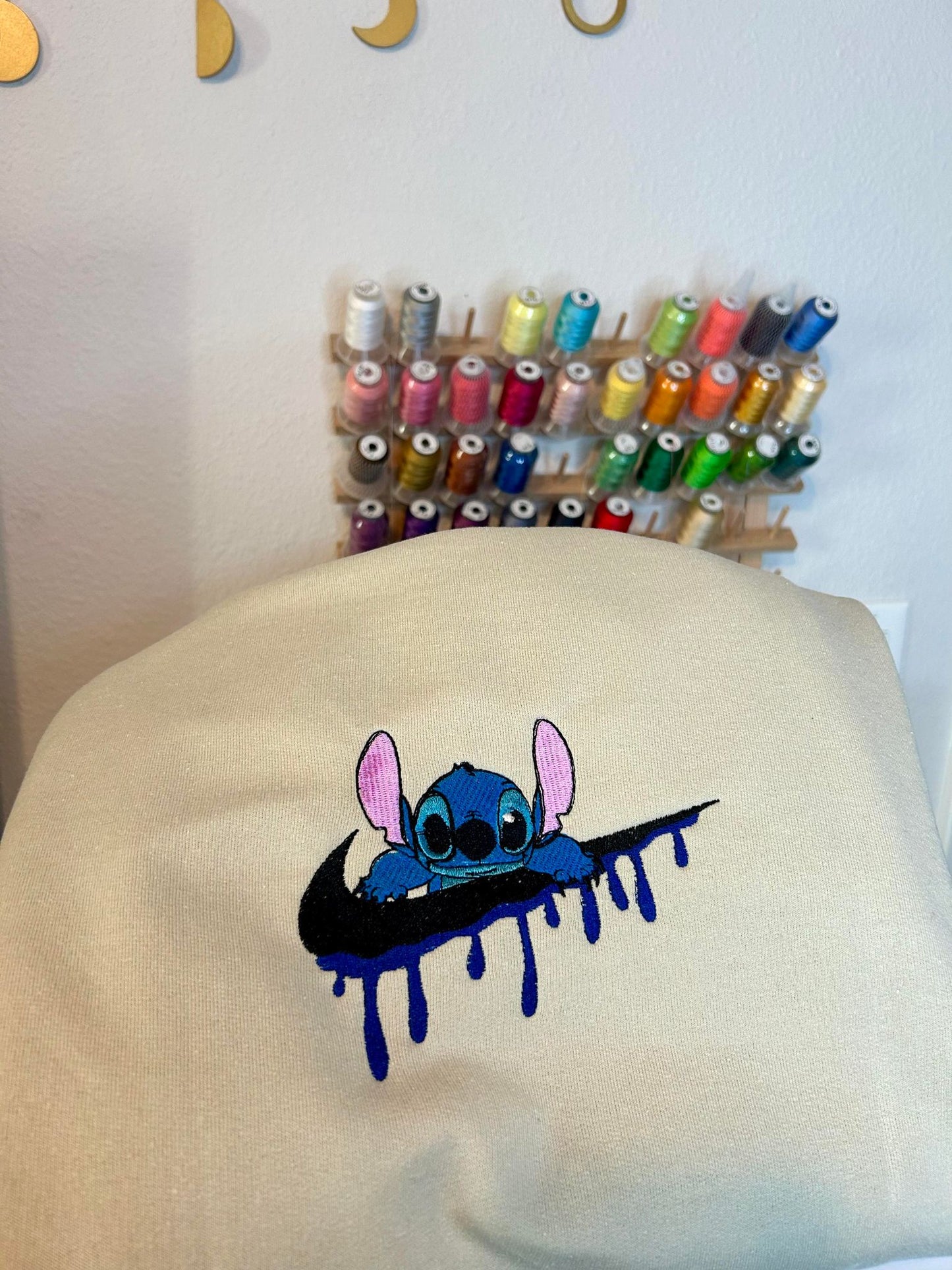 Disney Stitch Embroidered Sweatshirt