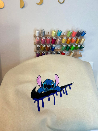 Disney Stitch Embroidered Sweatshirt