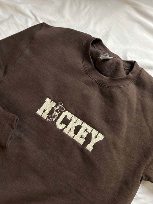 Mickey Embroidered Sweatshirt, Disney Design