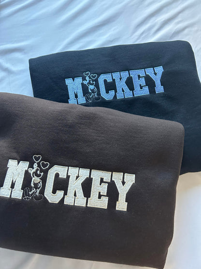 Mickey Embroidered Sweatshirt, Disney Design