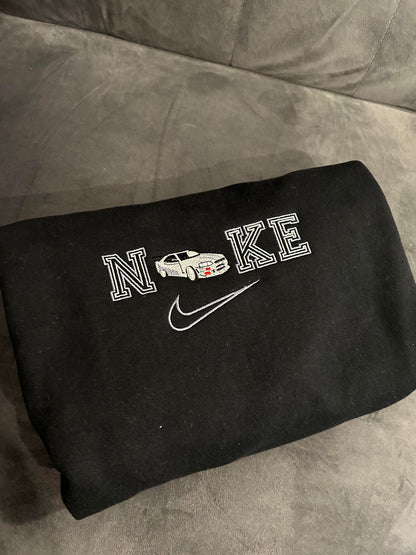 GTR Car Embroidered Sweatshirt