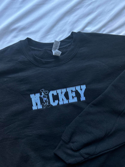 Mickey Embroidered Sweatshirt, Disney Design