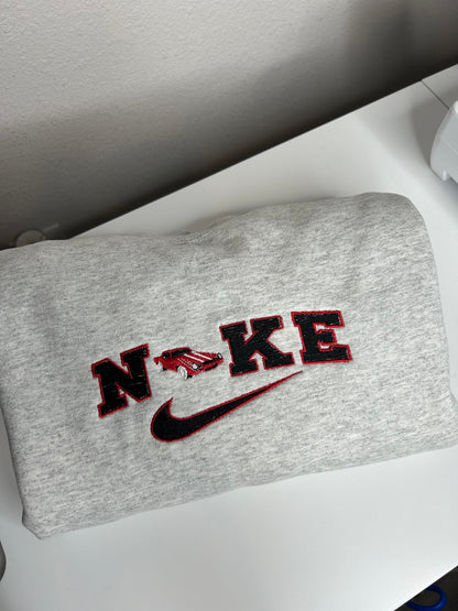 Red Camaro Car Embroidered Sweatshirt