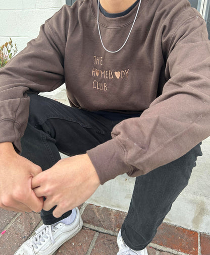 The Homebody Club Embroidered Sweatshirt