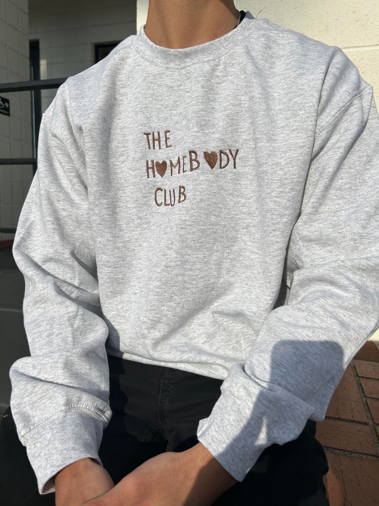 The Homebody Club Embroidered Sweatshirt