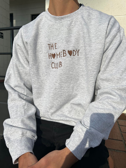 The Homebody Club Embroidered Sweatshirt