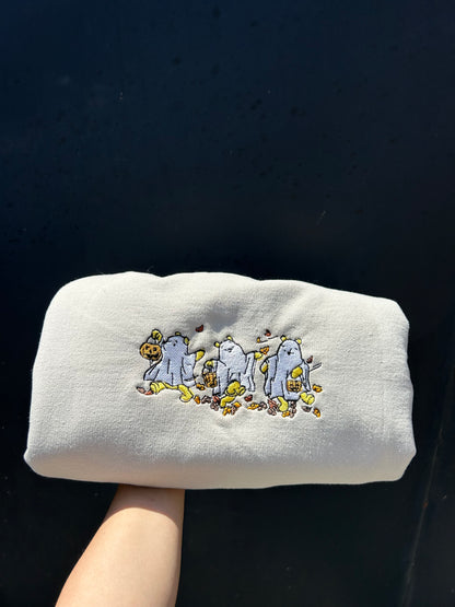 Halloween Winnie the Pooh Embroidered Sweatshirt