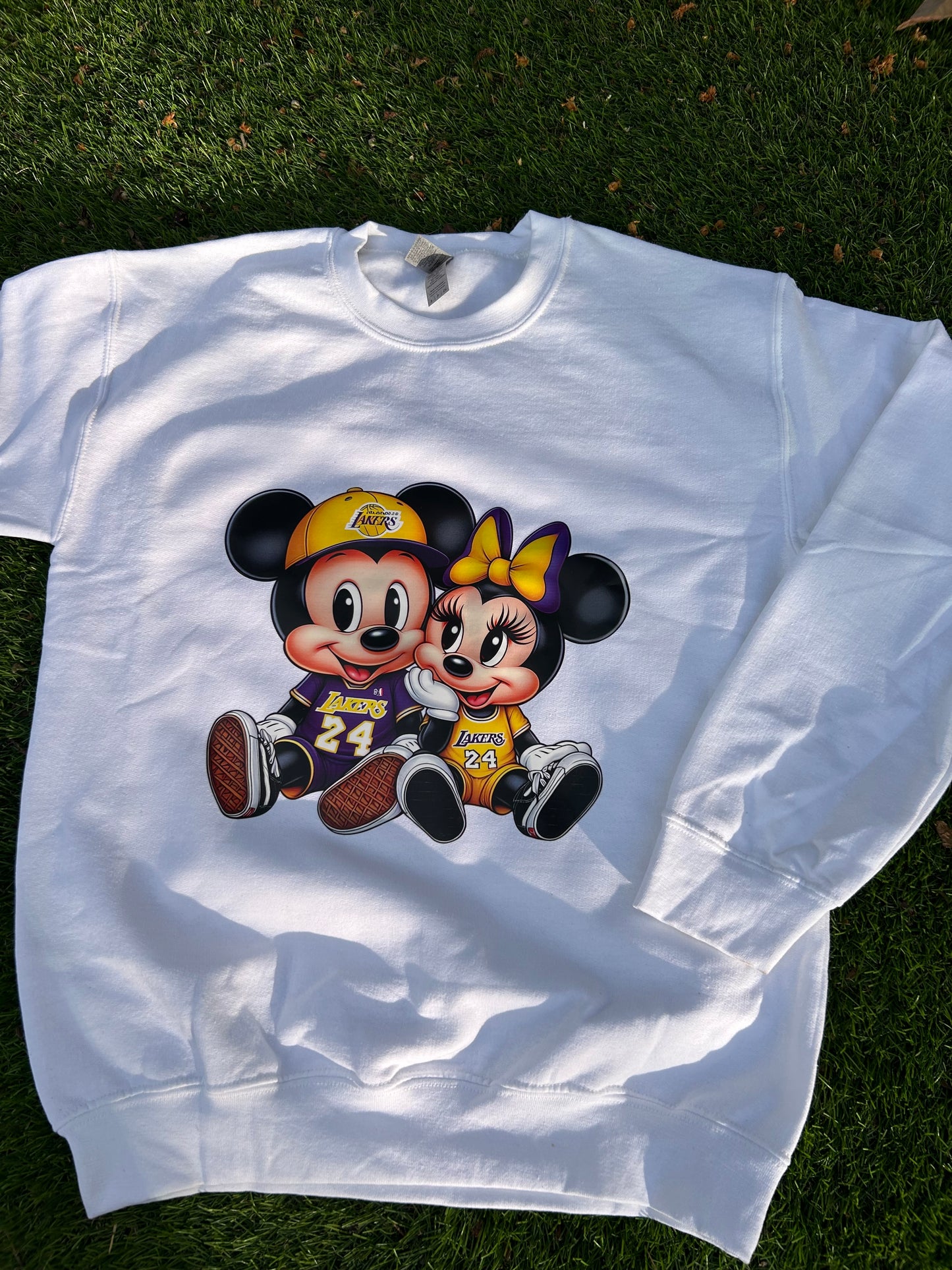 PRINTED Lakers X Mickey Minnie Sweatshirt