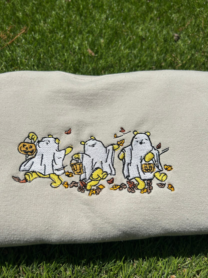 Halloween Winnie the Pooh Embroidered Sweatshirt